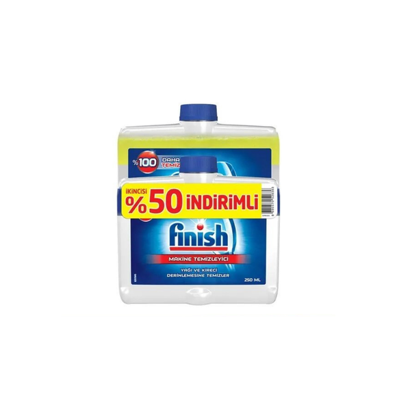 FINISH BULAŞIK MAKİNESİ TEMİZLEYİCİ SIVI 2X250 ML