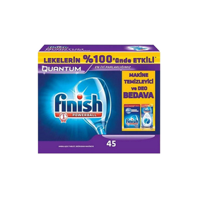 Finish - FİNİSH QUANTUM 45'Lİ TABLET+TEMİZLEYİCİ+DEO