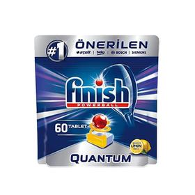 Finish - FINISH QUANTUM BULAŞIK MAKİNASI TABLETİ LİMON 60'LI