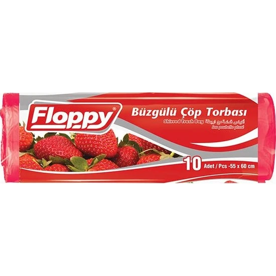 FLOPPY BÜZGÜLÜ ÇÖP TORBASI KOKULU ORTA BOY 55x60 - Thumbnail