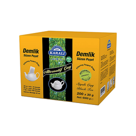 Karali - KARALİ ALTERNATİF DEMLİK POŞET ÇAY 30 GR*200'LÜ