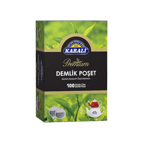 Karali - KARALİ PREMİUM DEMLİK POŞET ÇAY 3,2 GR 100'LÜ