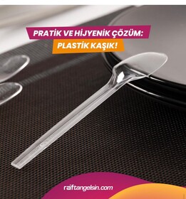 PLASTİK KAŞIK LÜKS 50'Lİ - Thumbnail