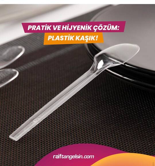 PLASTİK KAŞIK LÜKS 50'Lİ