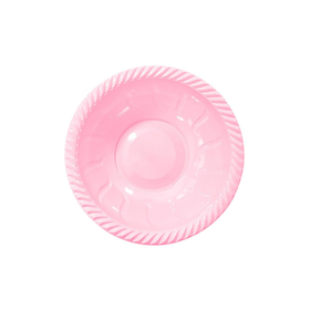 Roll-up - ROLL-UP PLASTİK YUVARLAK KASE PEMBE 6'LI