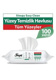 SLEEPY Easy Clean Yüzey Temizlik Havlusu 100 Yaprak - Thumbnail
