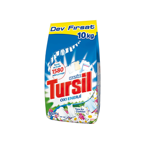 Tursil - TURSİL MATİK TOZ DETERJAN RENKLİLER İÇİN KIRÇİÇEĞİ 10 KG